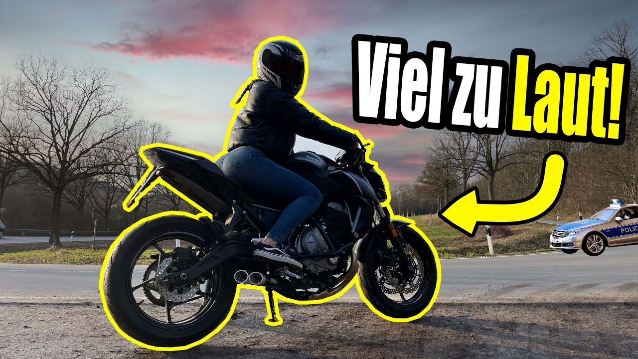 LAUTER als die POLIZEI erlaubt! | Kawasaki ZX650 IXIL Hyperflow XL No DB| Motovlog | Jac