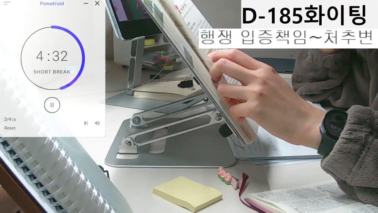 26.02.25 (수) D-185 | 스터디윗미 실시간 | study with me | 모닥불 ASMR🔥🪵 | 노무사 시험준비🧑🏻‍⚖️