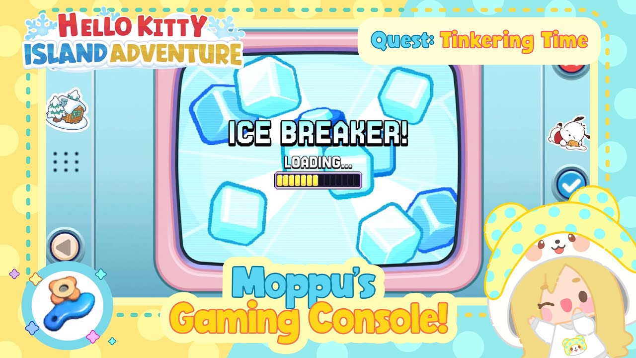 Moppu's Gaming Console! Hello Kitty Island Adventure!  #sanrio 