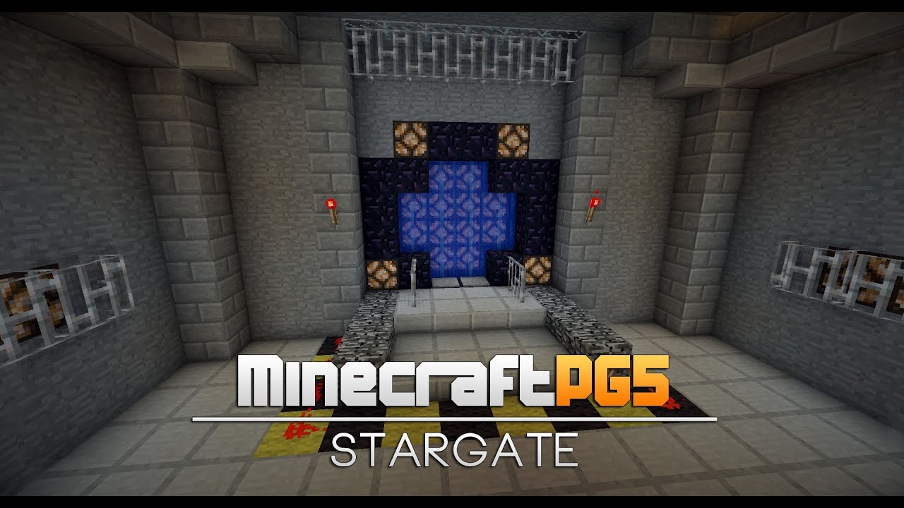 Working Stargate with Command Block without Mods - Minecraft