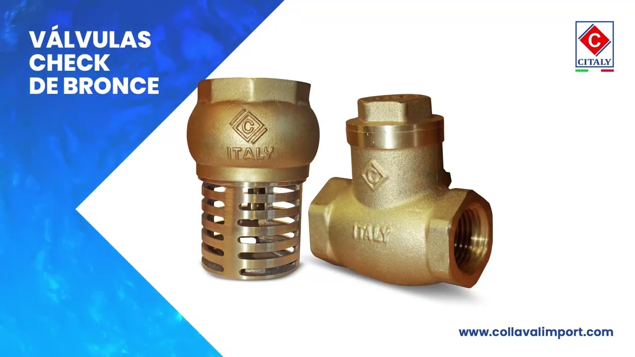 V&aacute;lvulas De Bronce  🇵🇪 - de la marca CITALY🇮🇹
