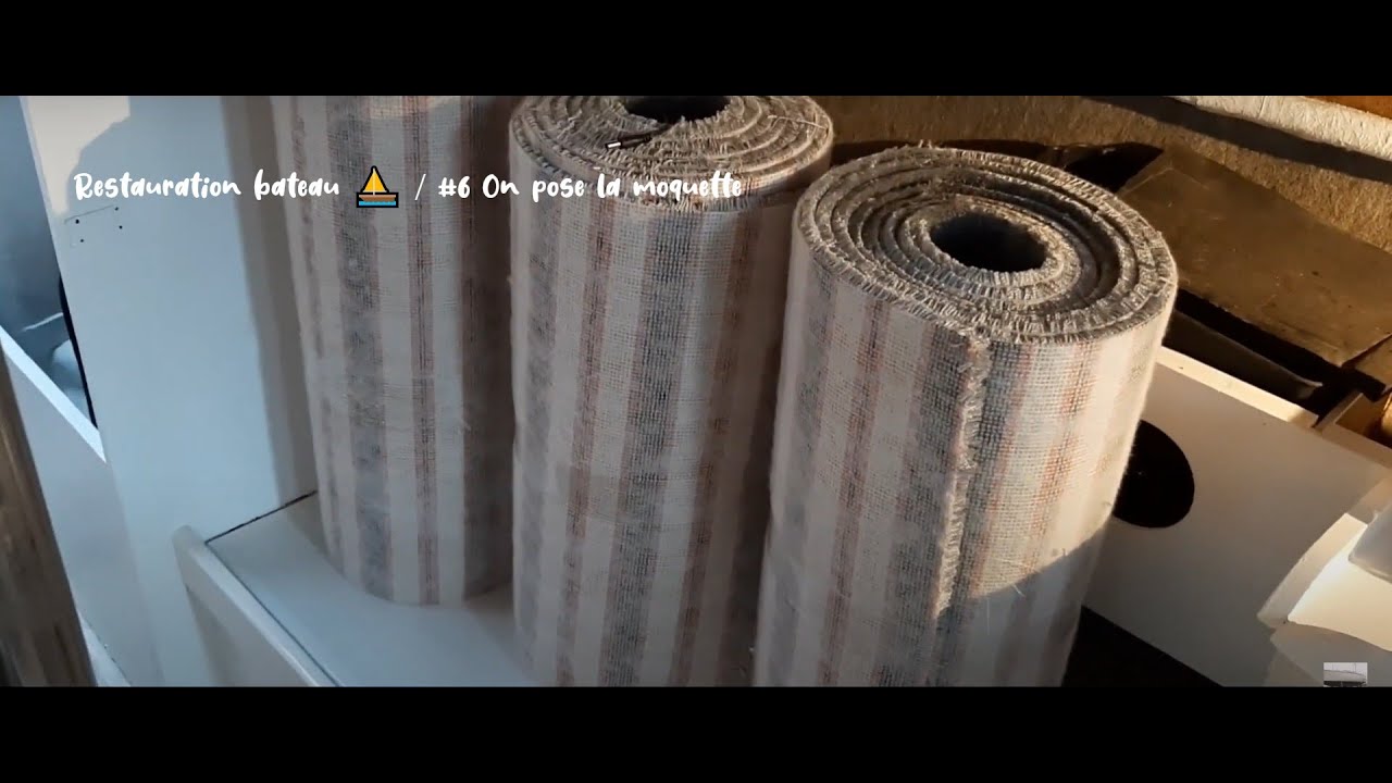 Restauration bateau ⛵️ / #8 On pose la moquette (part 3)