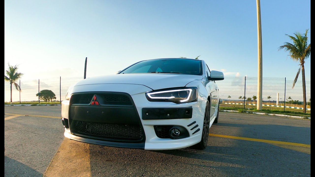 Farol e Lanterna LED Lancer estilo Audi
