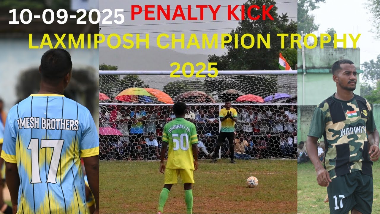 All penalty kick Umesh brothers vs Subhash club // Laxmiposh football  2025 live highlight match