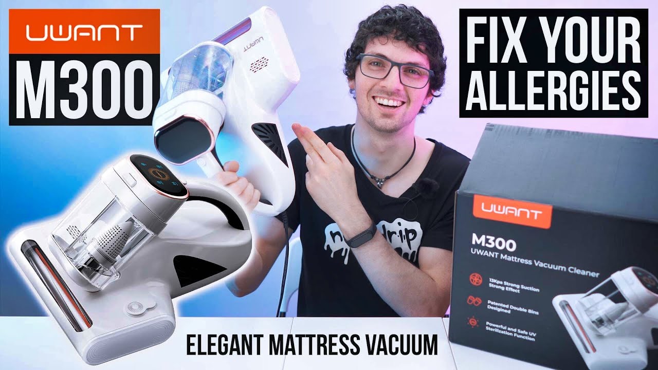 Fix Your Allergies! UWANT M300 Mattress Vacuum Review & Test (Works For Sofas, Pillows, Toys & MORE)