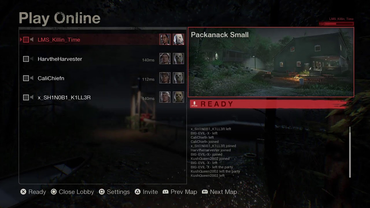 Friday The 13th The Game!! Slasher Special! With KillinTime!!
