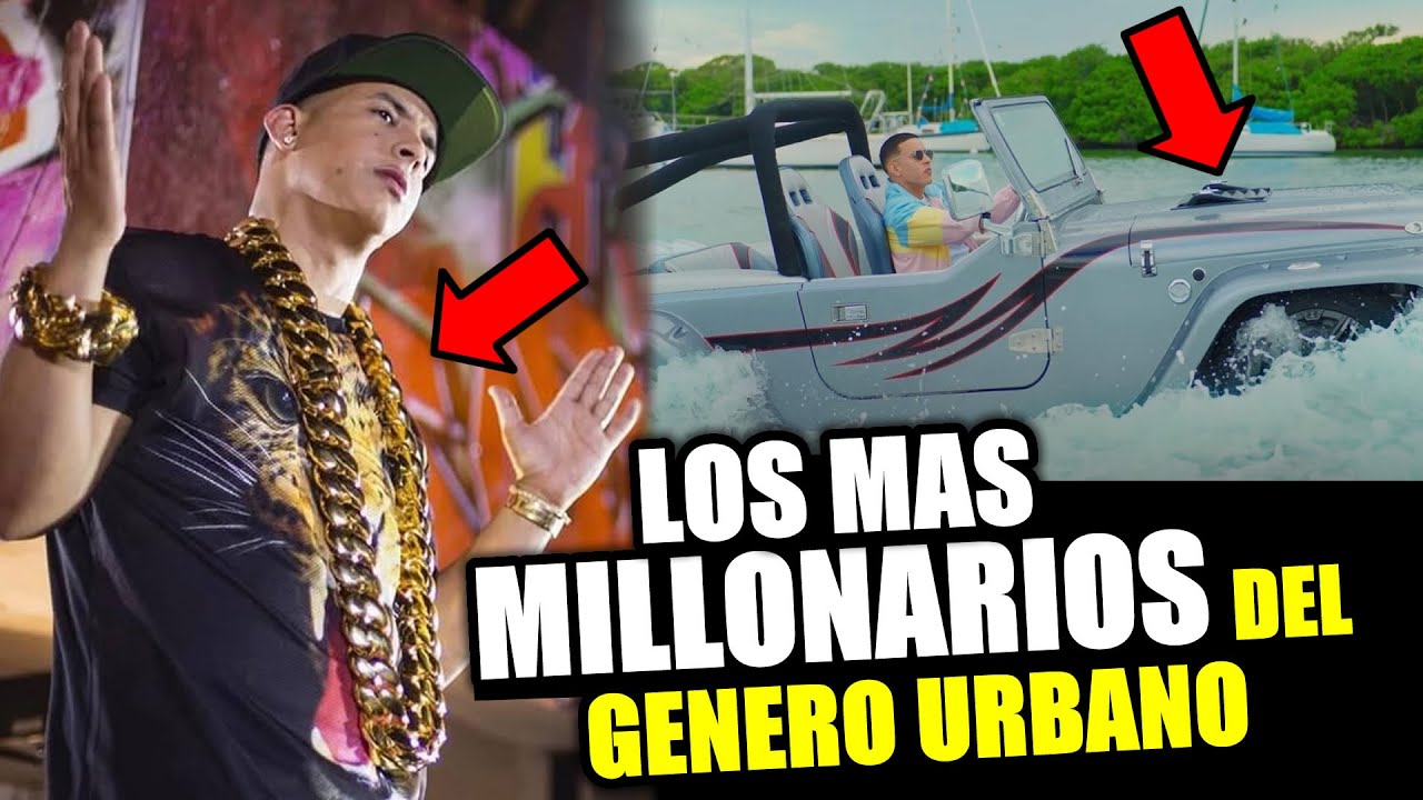 LOS CANTANTE MÁS MILLONARIOS DEL REGGAETÓN