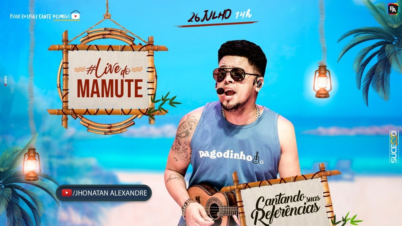 Live do Mamute | Cantando Suas Referências | #FiqueEmCasa e Cante #Comigo