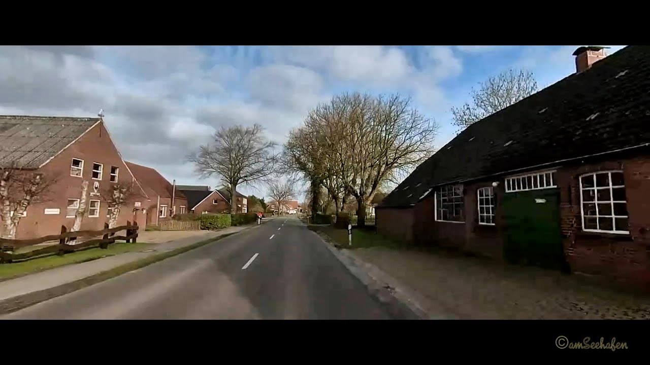 Ostfriesland entdecken Fahrt durch Victorbur Aurich Südbrookmerland SBL car ride in East Frisia