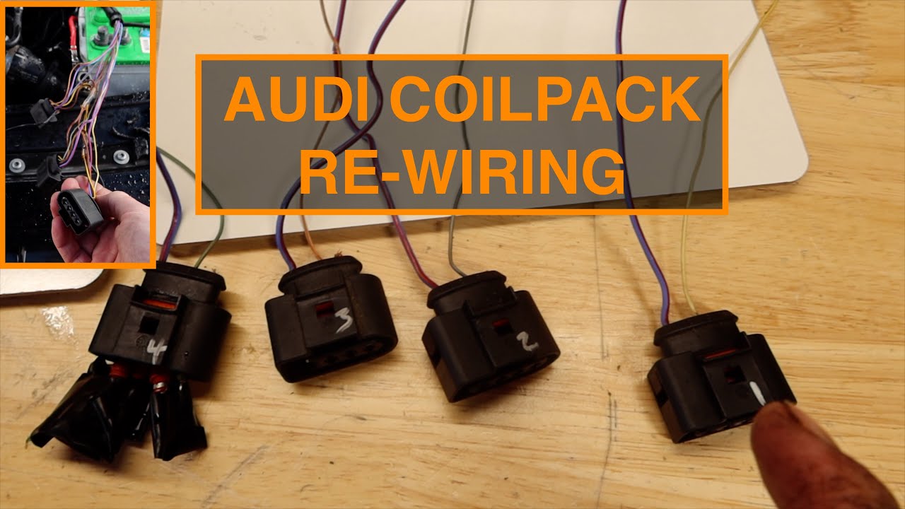 Audi TT Coil Pack Wiring (Fixing Broken Plastic Tabs)