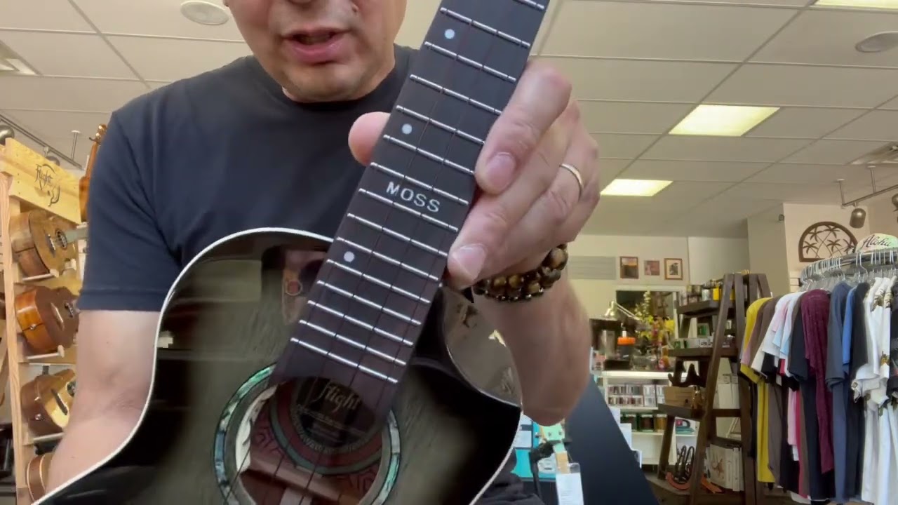 Flight Peter Moss Signature Concert Ukulele Demo/Review at Aloha City Ukes