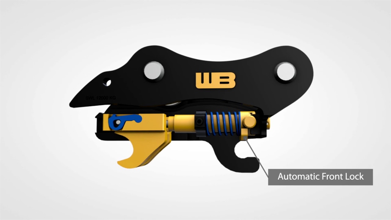 Werk-Brau D-Lock Variable Center Multi-pin Grab Hydraulic Excavator Coupler Overview