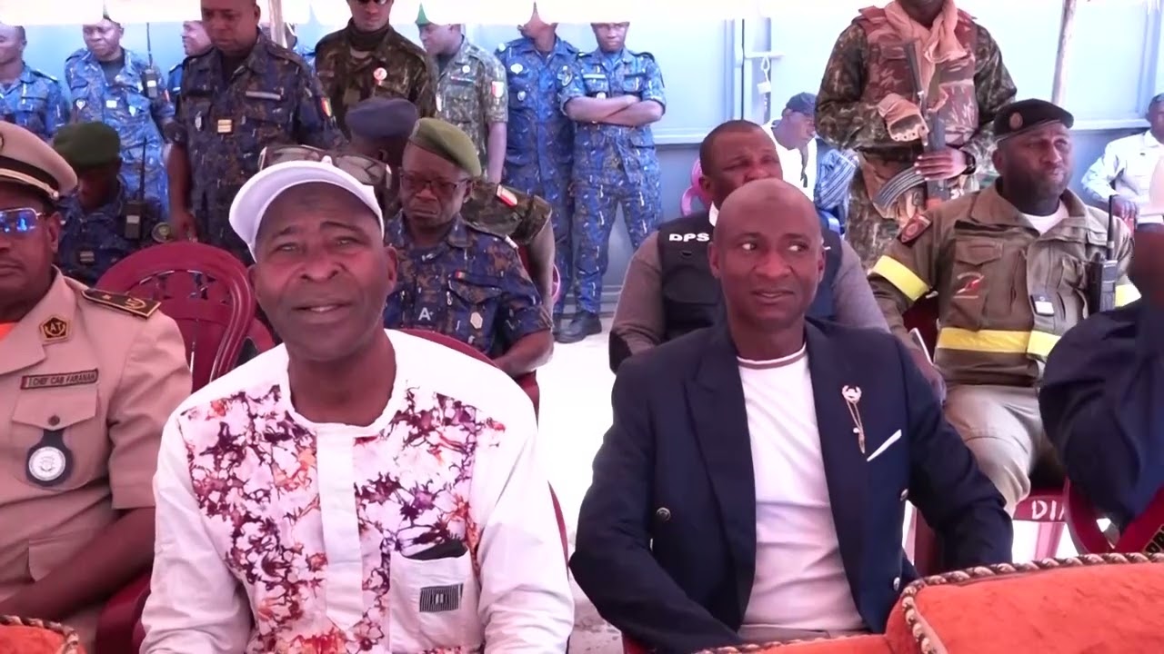 Faranah: Inauguration du magasin électoral 