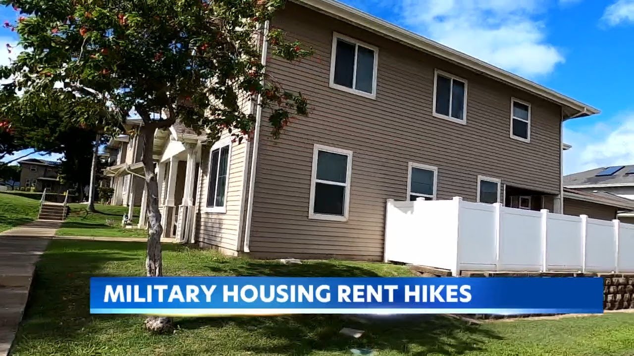 Military rent hikes put financial pressure on families