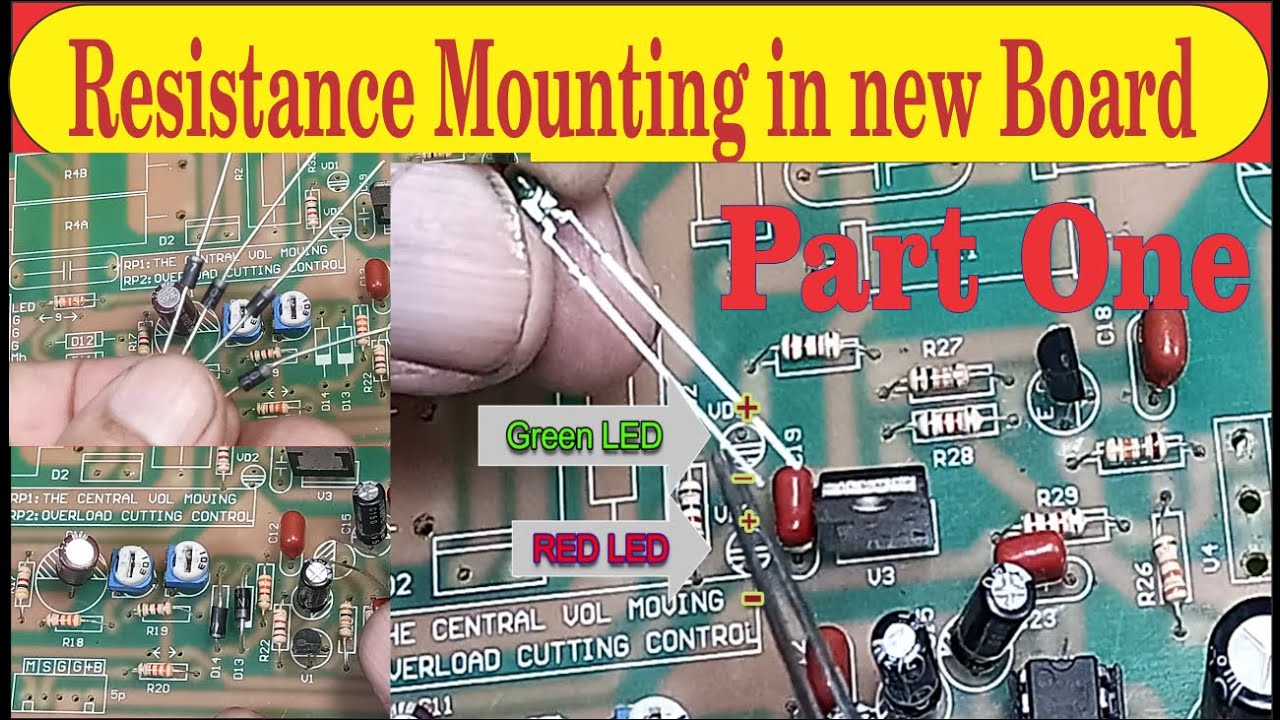 New Ultrasonic PCB Cutting And Soldering With Quarter Watt Resistance Part one