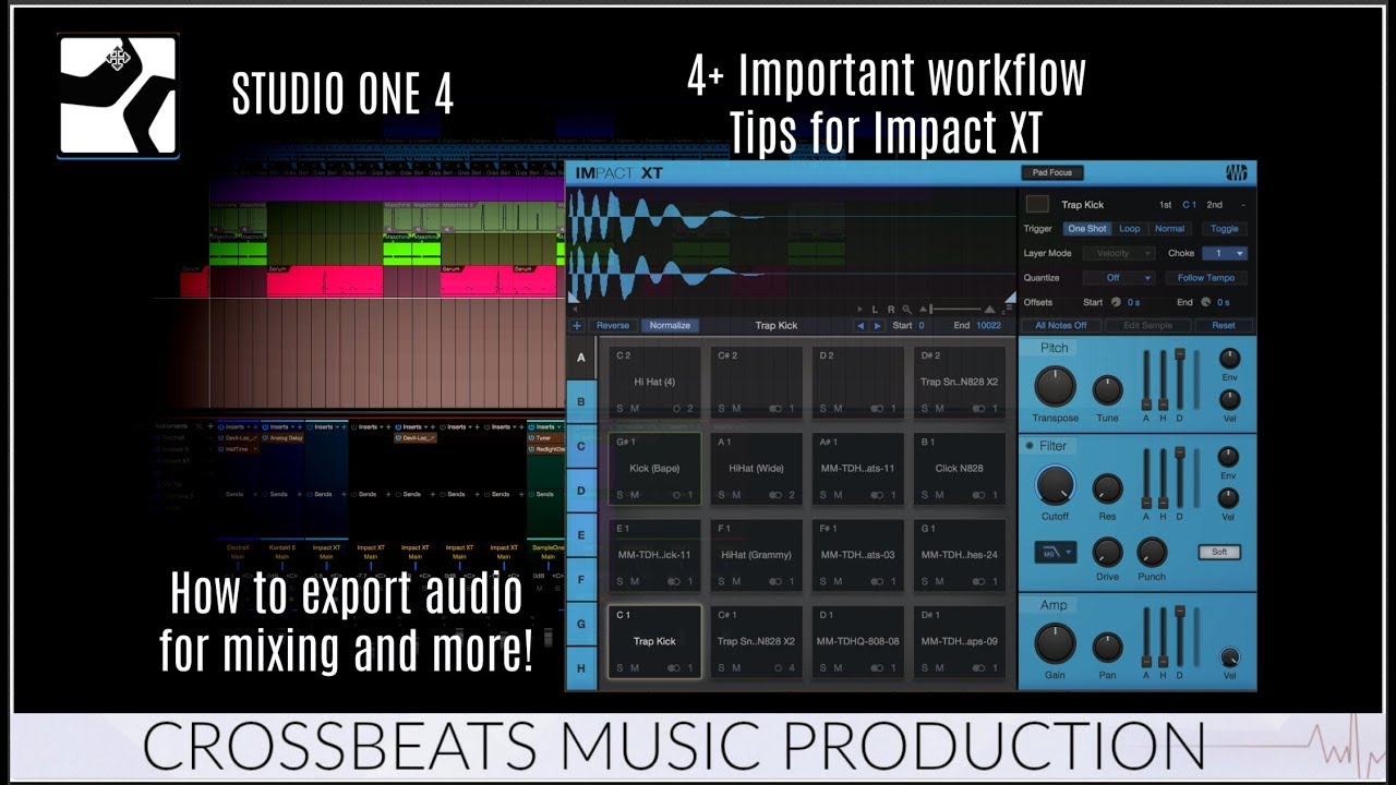 Studio One 4 | Impact XT Tips & Tricks | Faster Workflow 💰