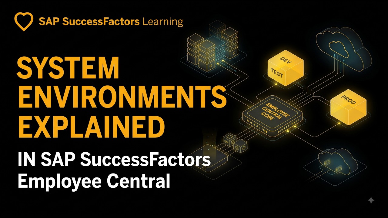 Session 1    types of system in Employee Central