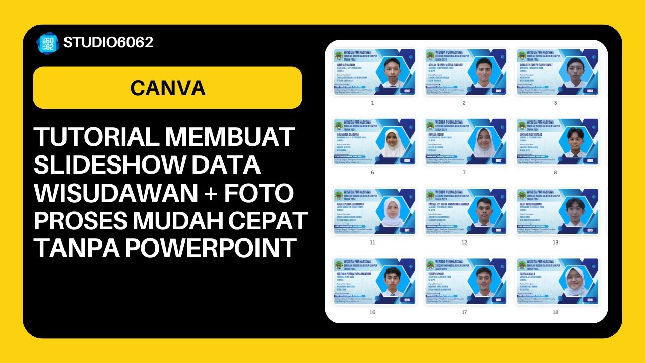 Cara Membuat Slideshow Wisudawan Mudah dan Cepat Tanpa Powerpoint