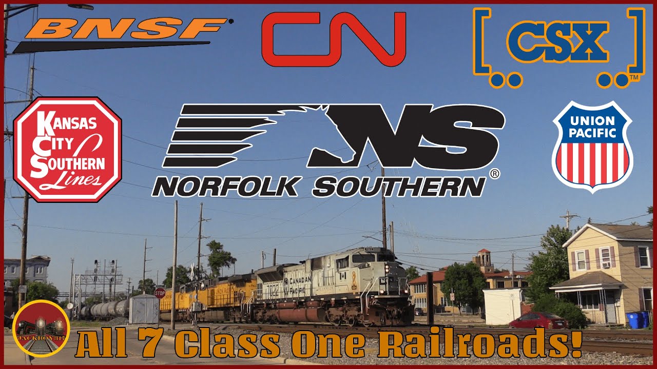 I Saw All 7 Class One Railroads!