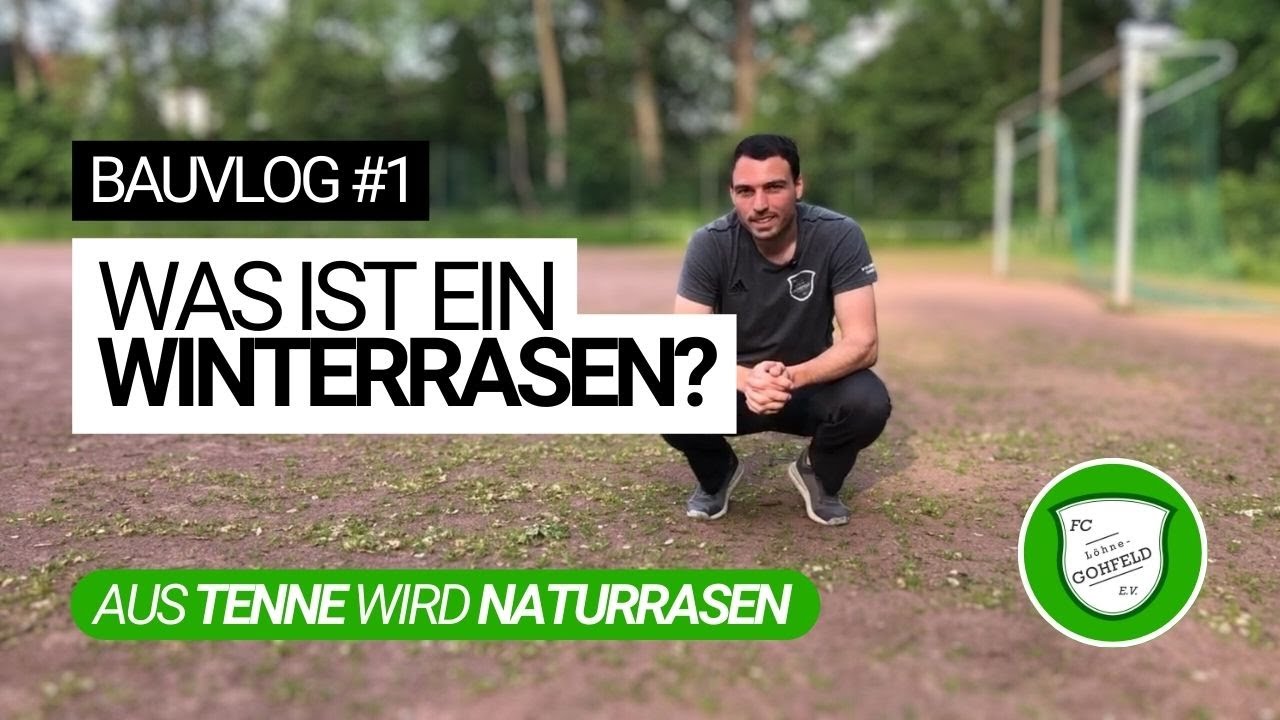 Wie man einen Aschenplatz zu einem winterfesten Naturrasenplatz umbaut | Bauvlog 1