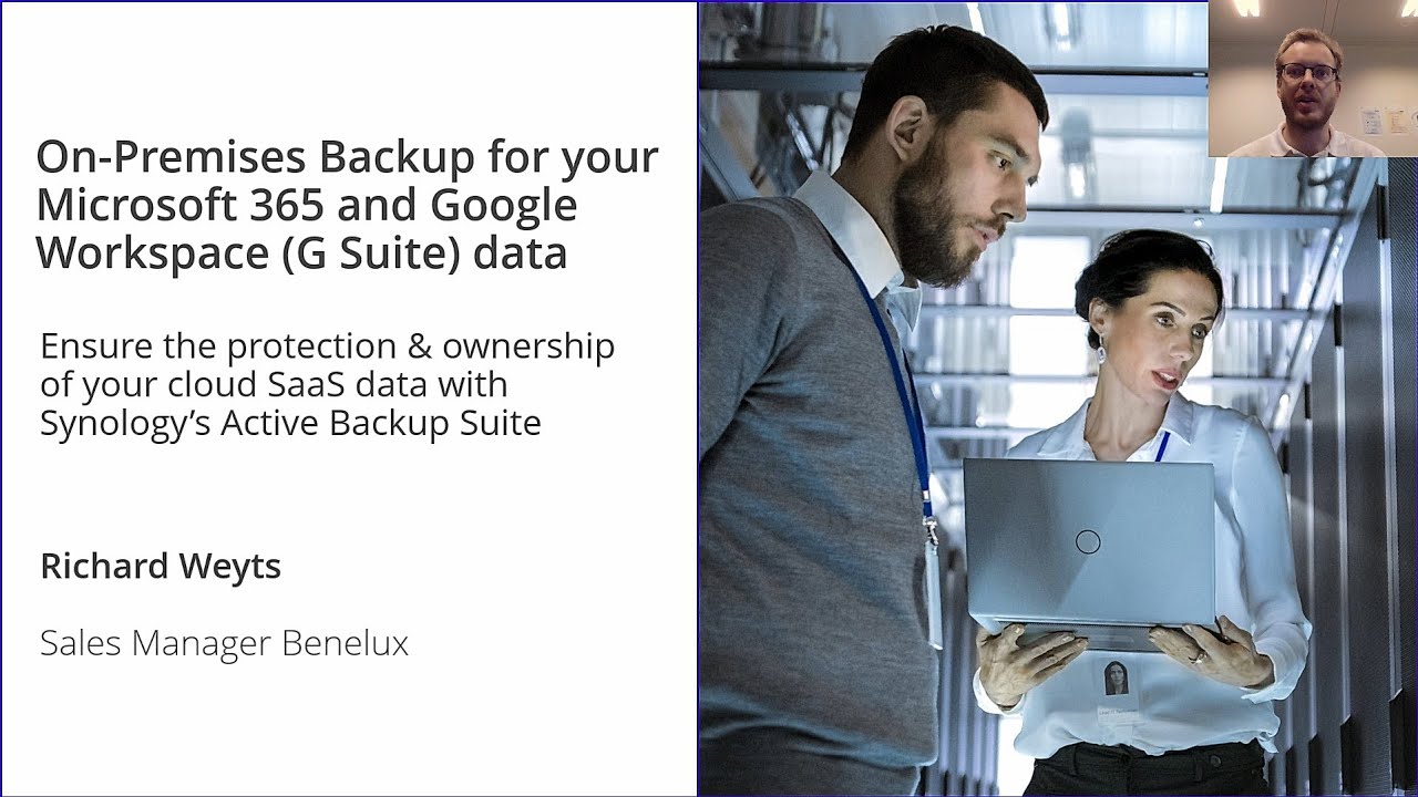 Synology Webinar - On-Premises Backup of your Microsoft 365 and Google Workspace (G Suite) data
