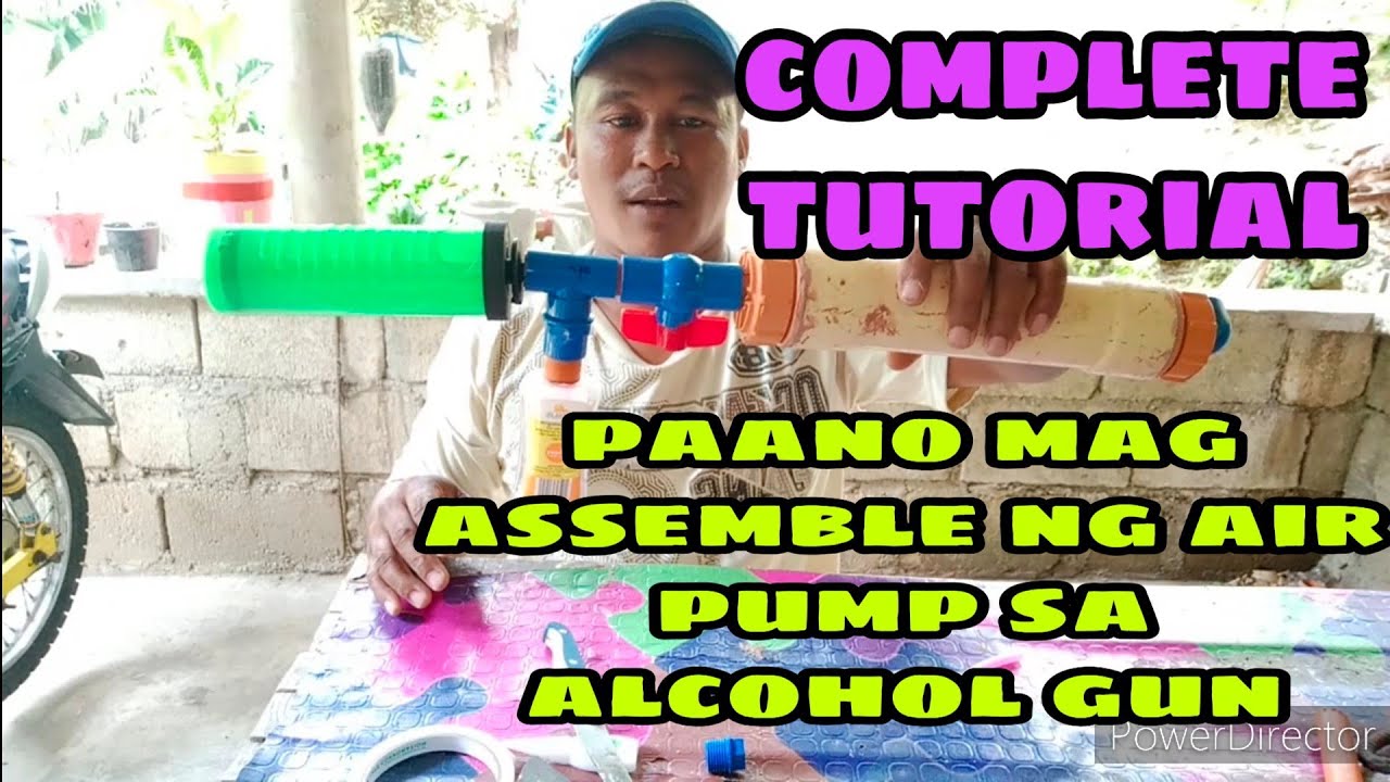 New version(stage 4)HOW TO ASSEMBLE AIR PUMP BALLON nnag airsoft|roldandiyprojecrt