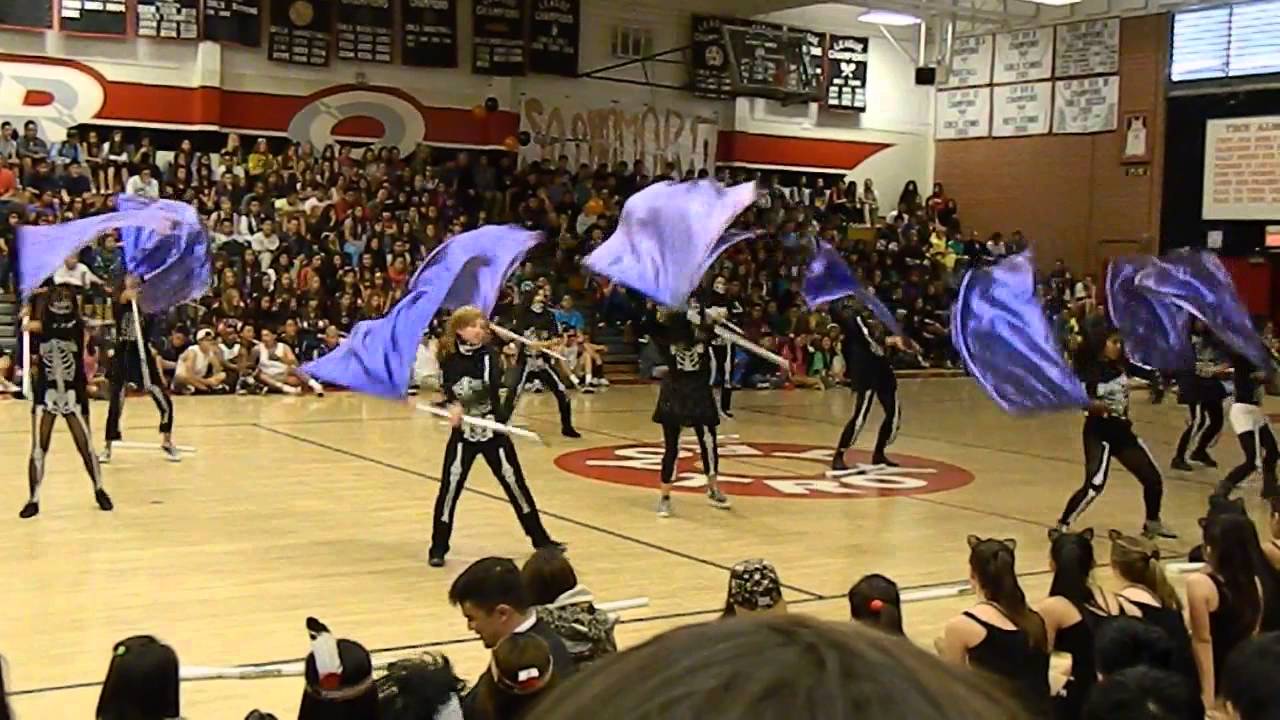 Troy High's Halloween Rally '13 - Color Guard