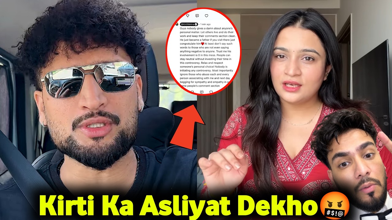 🤬 : Hunny Sharma Exposed Kirti Mehra Personal Message Also Elvish Yadav.! 