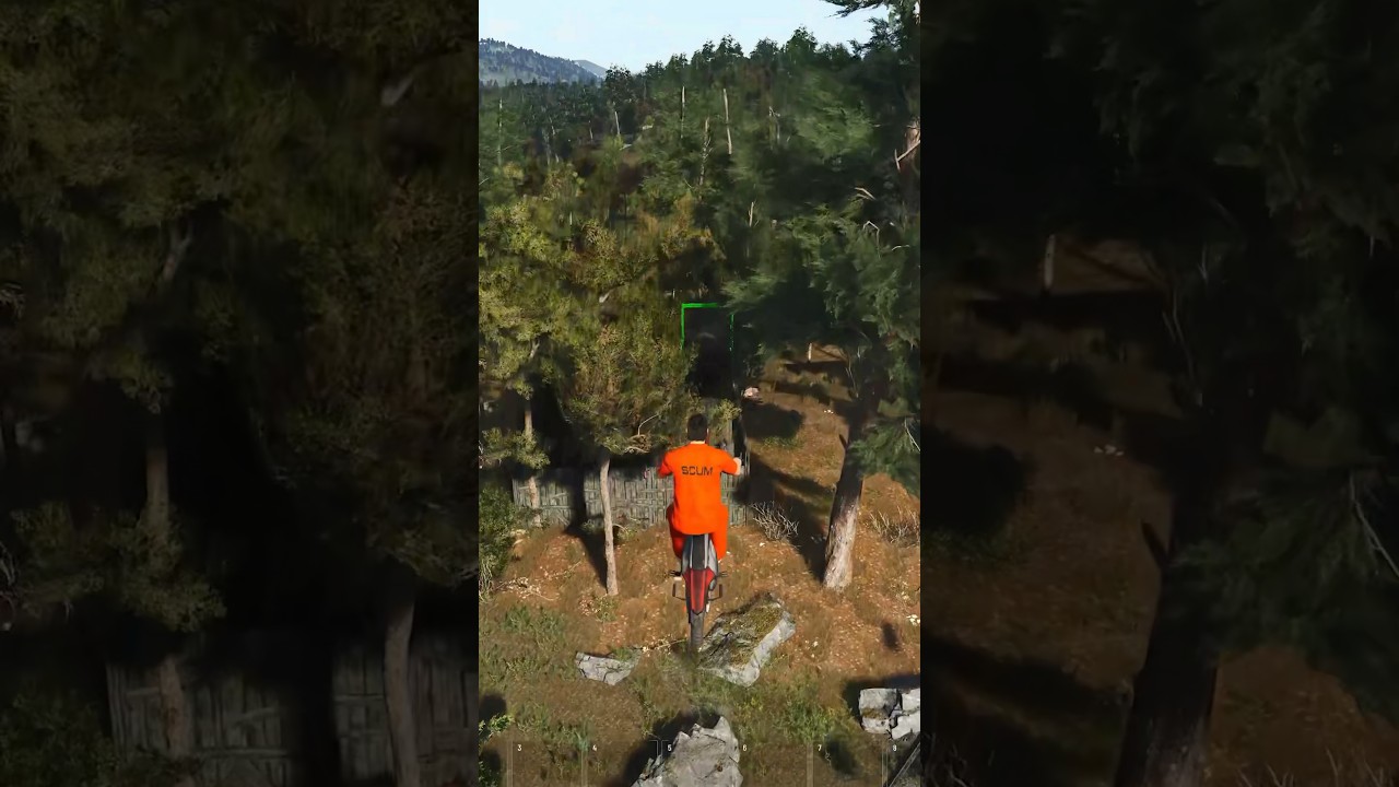 Got bored so started ramping dirt bikes on my Test server 🤣 #scum