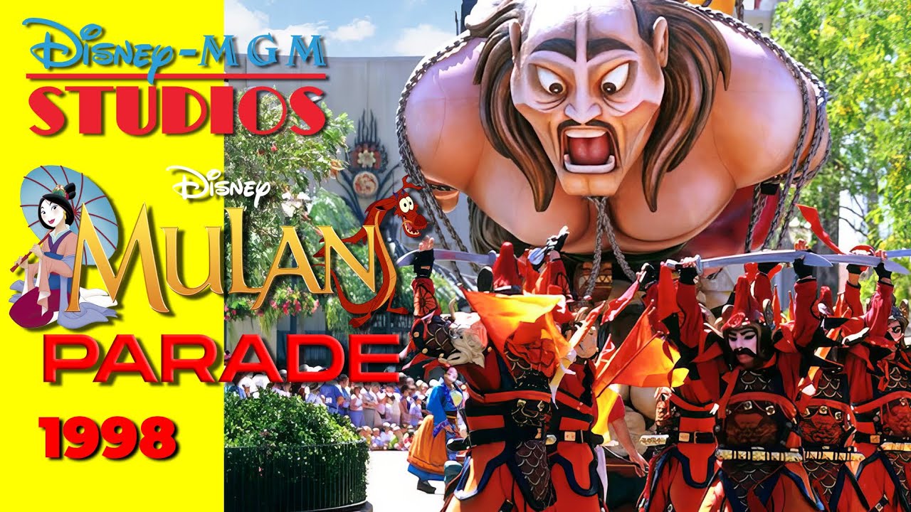 1998 Mulan Disney Parade at Disney's Hollywood Studios, Walt Disney World (HD 50FPS)