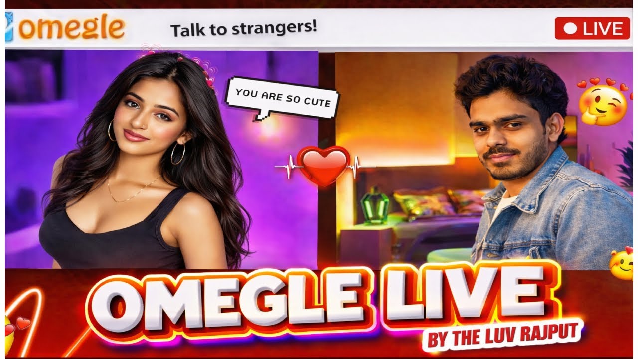 😍 Omegle Live – Funny & Cute Girls Reaction | Random Chatting 2026 (Portrait)