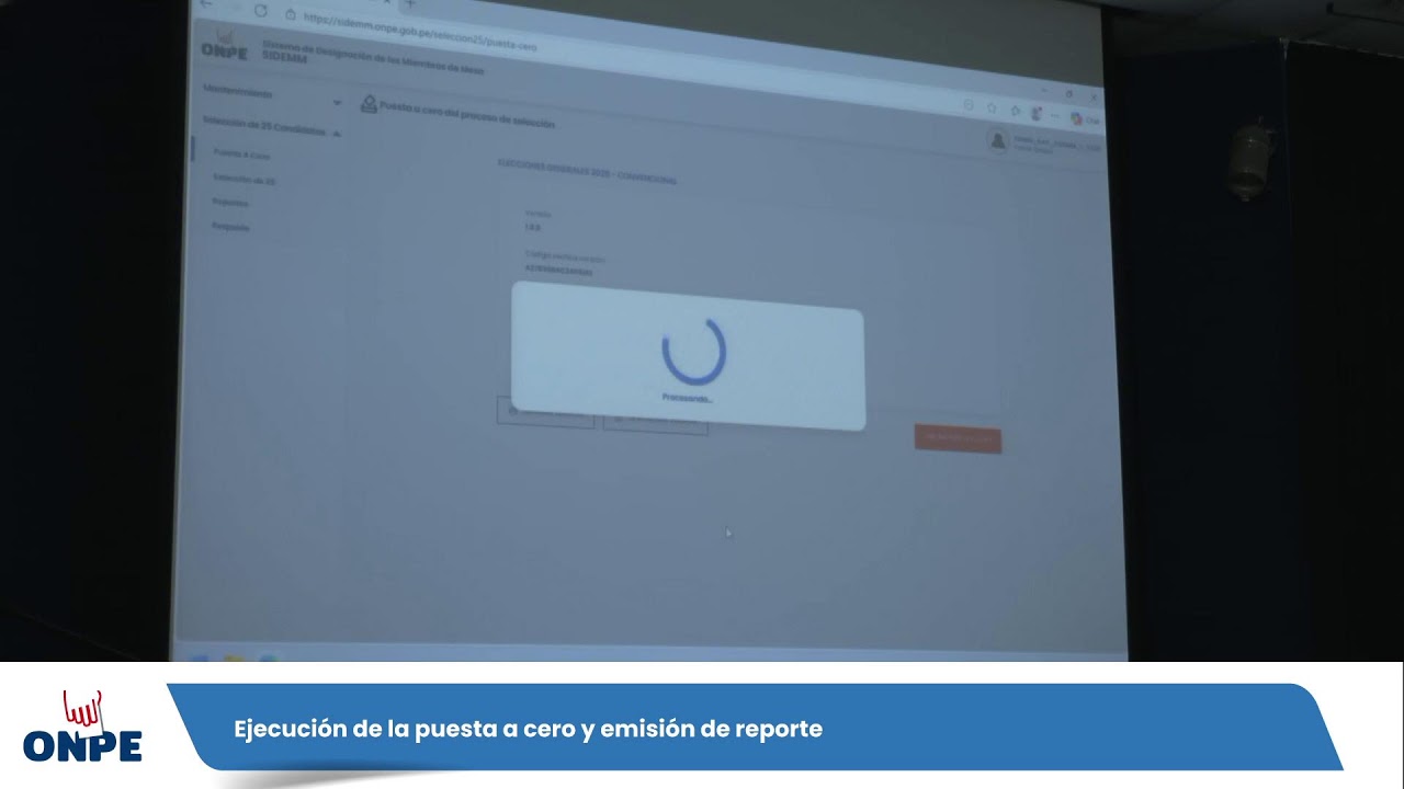 Selección de candidatos al cargo de miembros de mesa