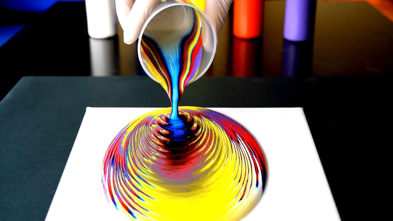 Pouring - Mi Primera Experiencia con Acrílicos Fluidos. 🎨 Acrylic Pouring en español