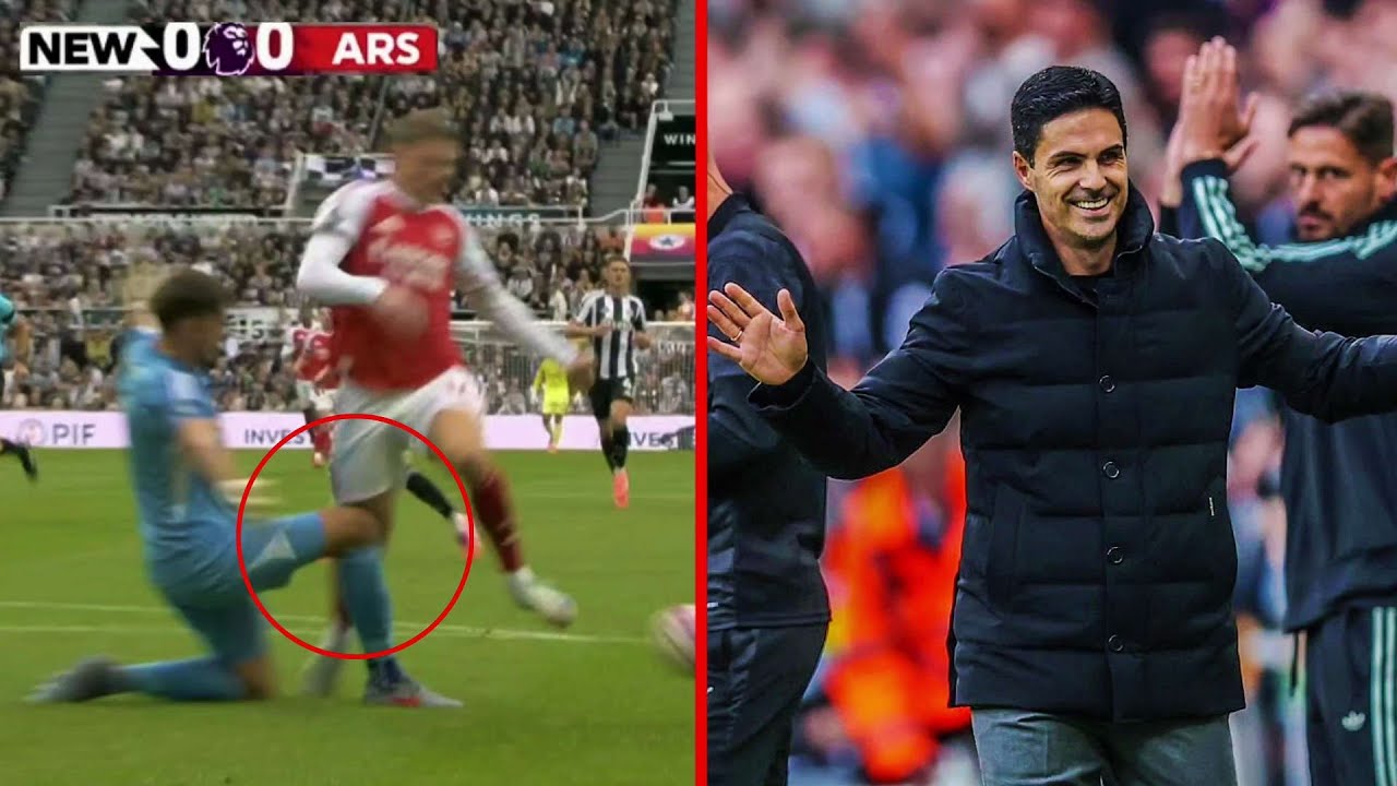 Arteta&rsquo;s Reaction to Arsenal&rsquo;s Penalty CANCELLED by VAR | Arsenal Vs Newcastle 