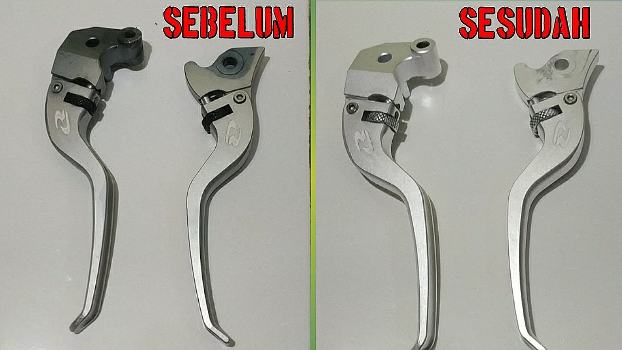 MERONTOKAN WARNA ANODIZE YANG SUDAH MULAI MEMUDAR DI HANDLE RCB