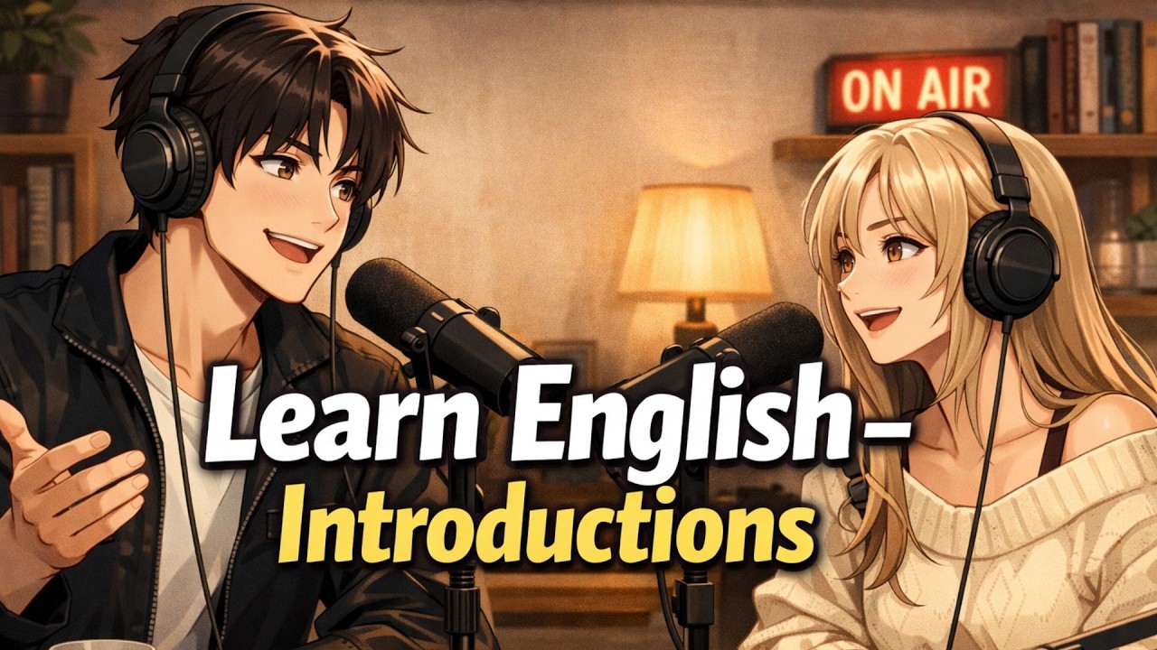 American English Podcast For Learning Easy English Conversation | Introductions!