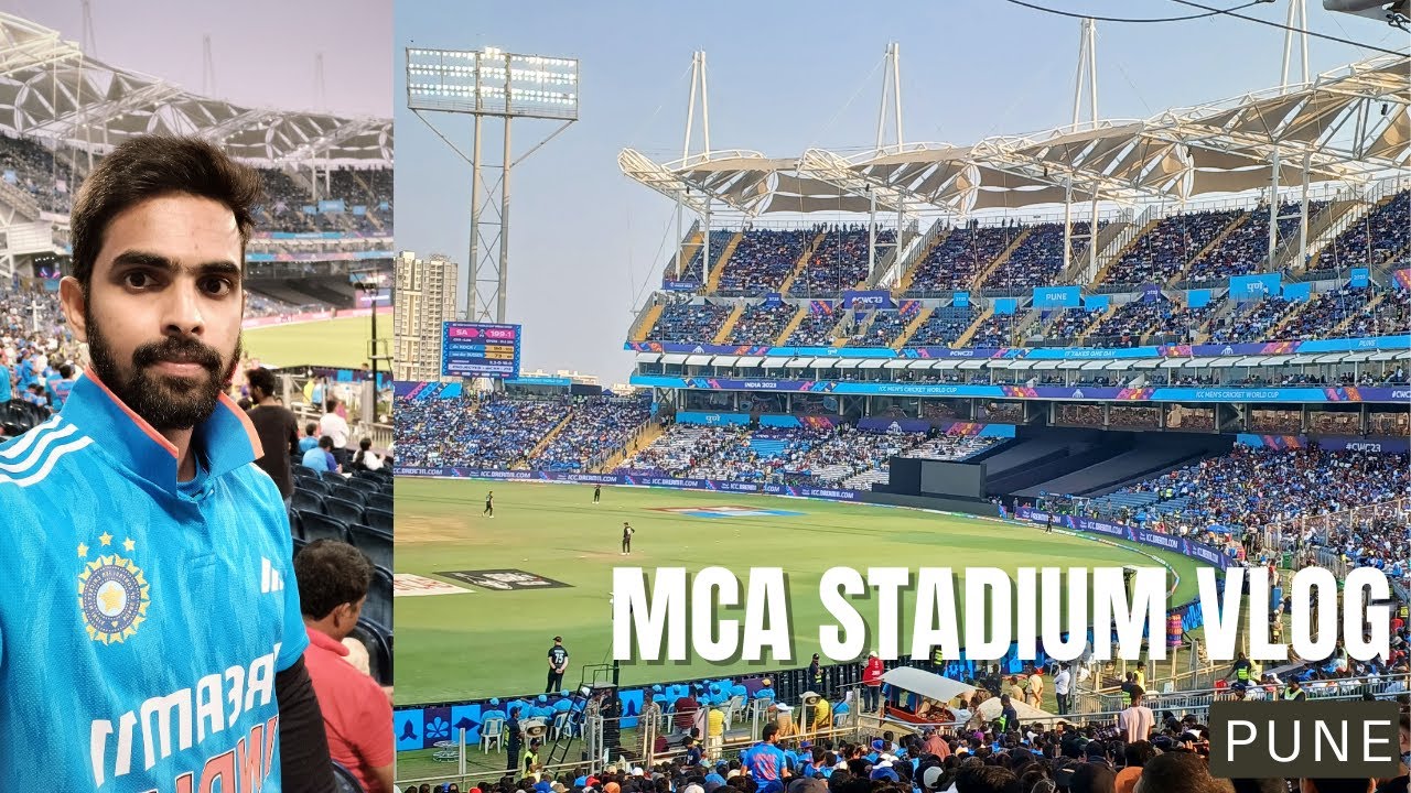Thrilling Vlog: MCA Stadium | Pune Vlog | ICC Mens Cricket World Cup | Mumbai | #cwc23 #cricket 🔥🔥