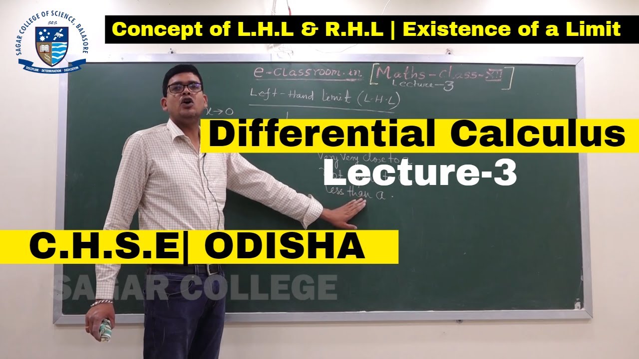 Differential Calculus lecture-3 |Concept of L.H.L & R.H.L | Existence of a Limit