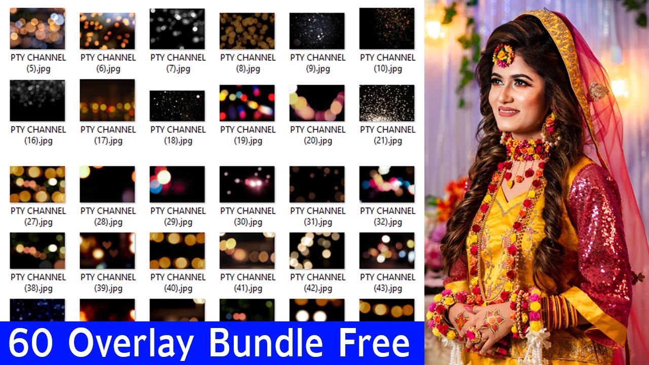 60 Bokeh Overlay Photoshop | Best Overlay Bundle Free Download