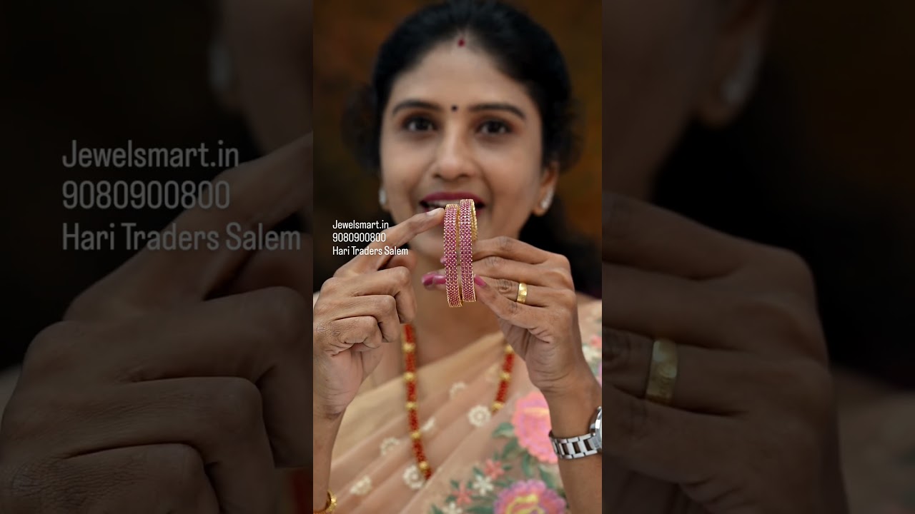 Diwali Sparkle: Представляем наши потрясающие трёхрядные рубиновые браслеты! #bangles #diwali
