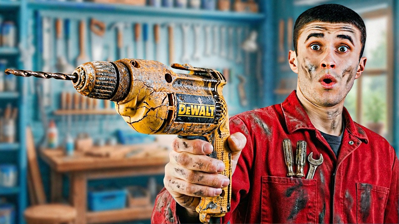 ВІДНОВИЛИ ВБИТИЙ ДРИЛЬ DEWALT 2000-Х РОКІВ!