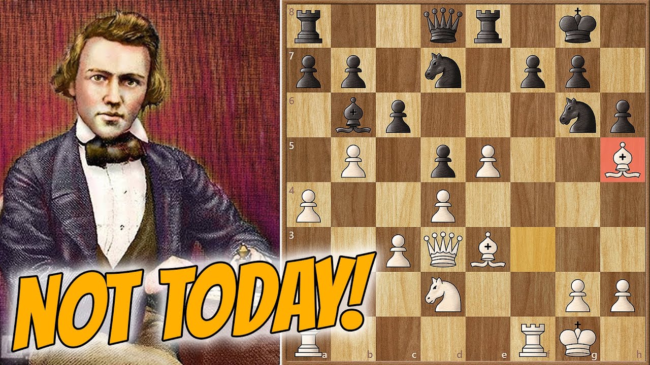 Fool Me Twice, Shame on Me || Morphy vs Löwenthal (1858)