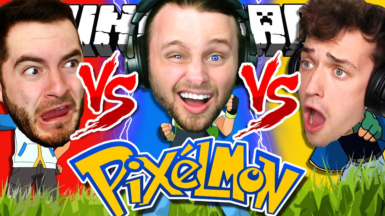 WE CAN ONLY USE MASTER BALLS! 1v1v1! (Pixelmon)
