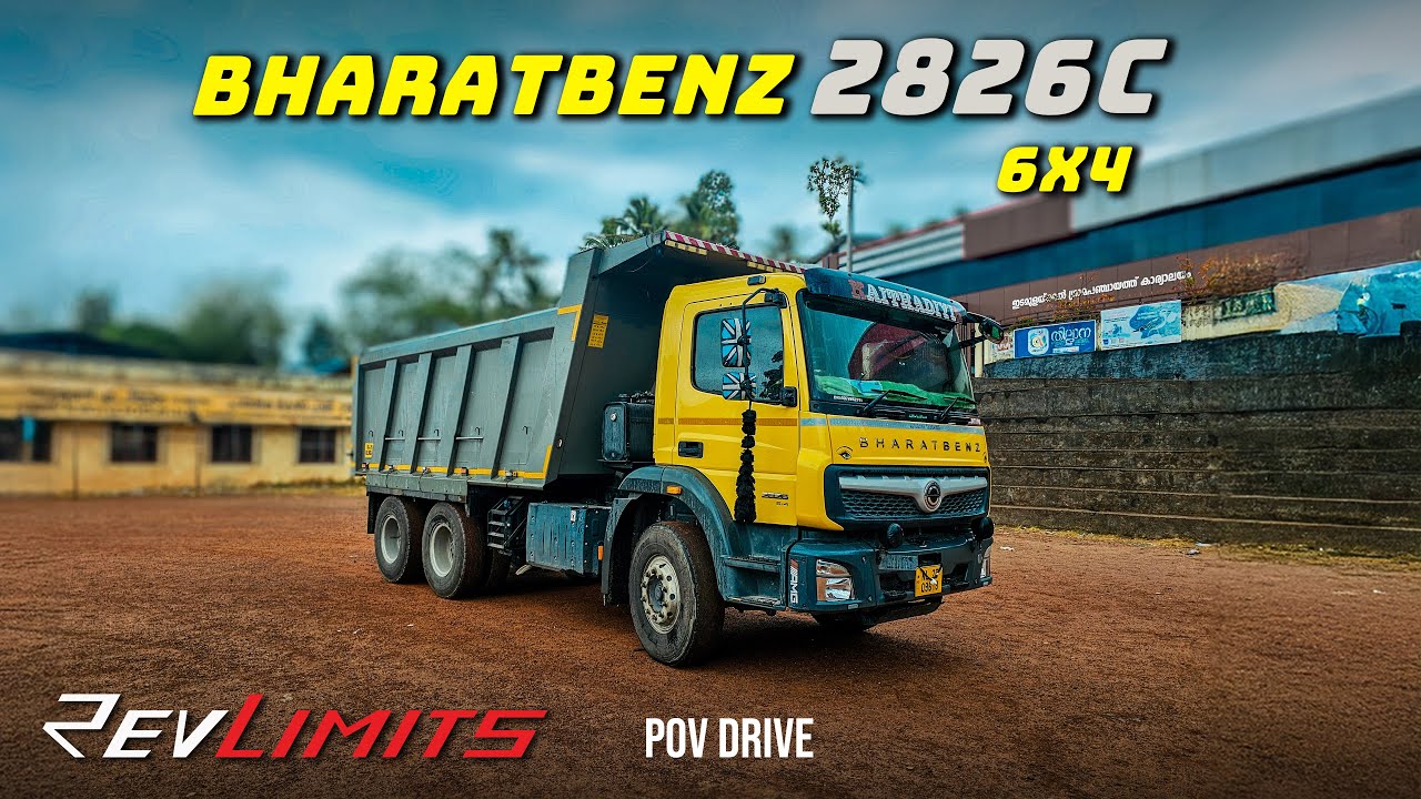 2023 BharatBenz 2826C 6x4 | 35 Ton Tipper Truck | 7.2L 191KW | POVDrive#240 | RevLimits #bharathbenz