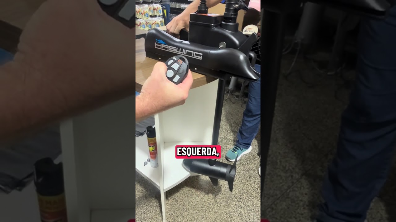 Motor Elétrico Haswing Cayman B 55 LBS Com Controle Remoto Ultra Silencioso