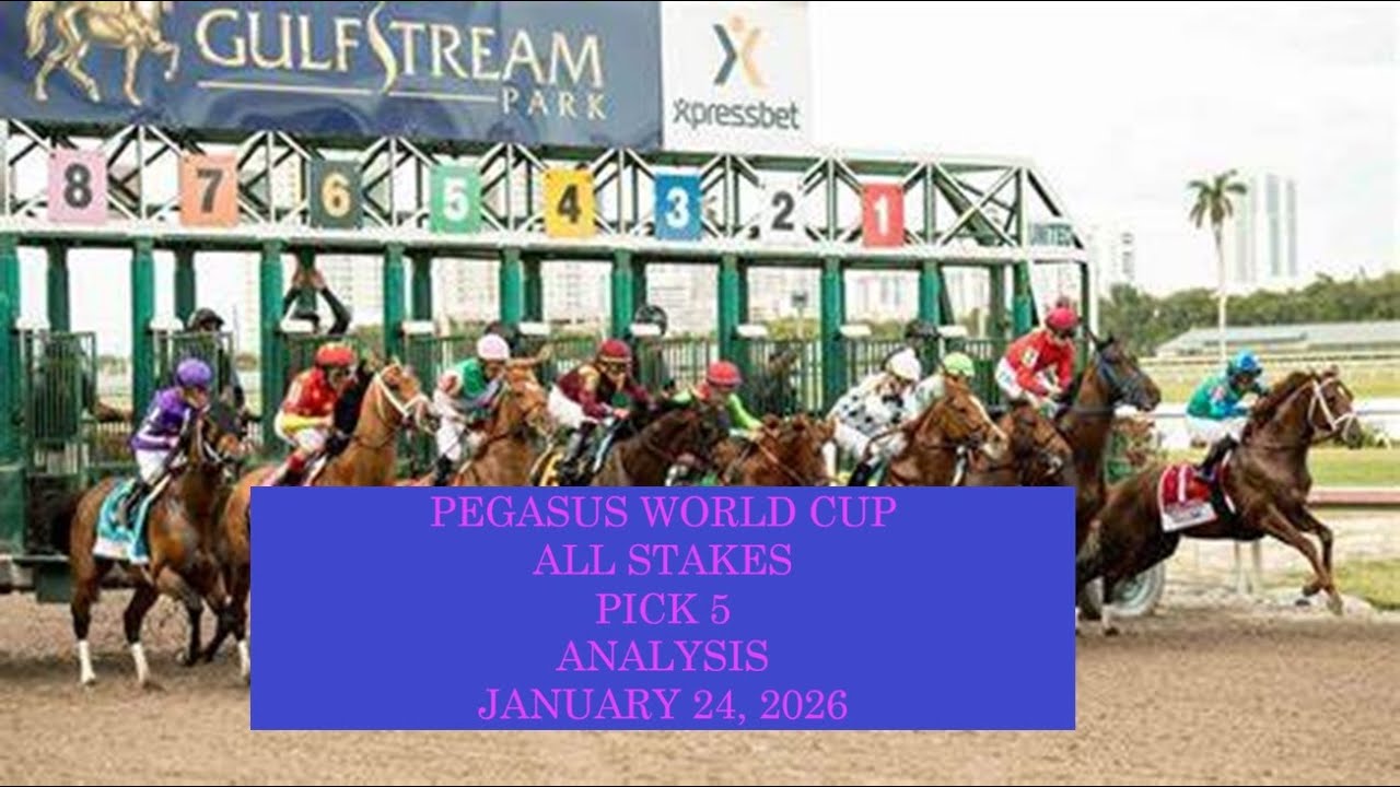 PEGASUS WORLD CUP ALL STAKES PICK 5 ANALYSIS   JANUARY 24, 2026