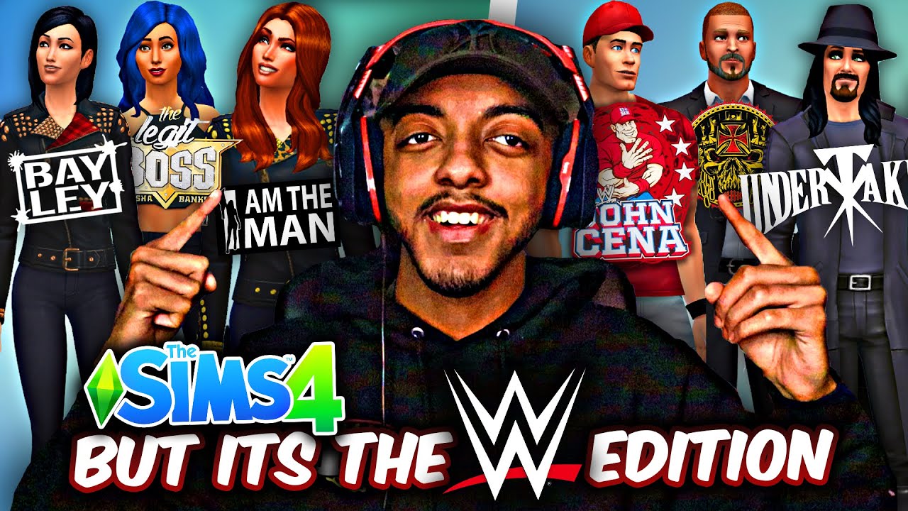 THE SIMS 4 but it's the WWE Edition (ft. VYBE)