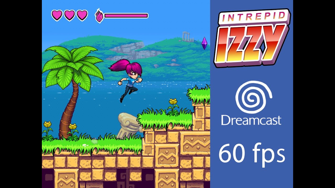 Intrepid Izzy SEGA Dreamcast footage (60 fps)