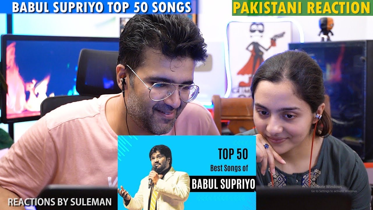 Pakistani Couple Reacts To Babul Supriyo Top 50 Songs | Random Ranking