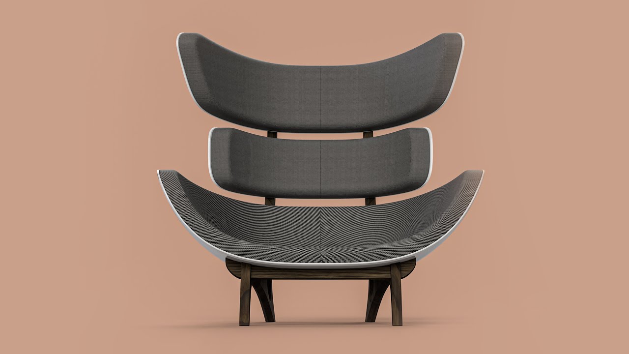 Sixty Five Lounge Chair CAD Time Lapse